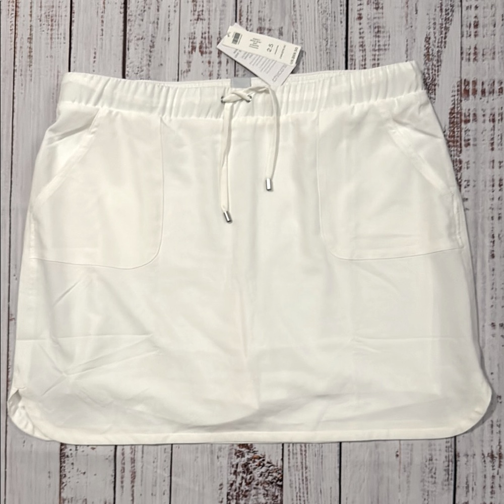 Chico's Zenergy‎ Neema Skort Skirtwith Elastic Waistband 14 NWT
